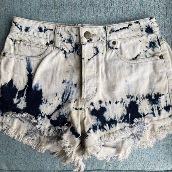 Guess | Tie-Dye Denim Shorts - Picture 12 of 13
